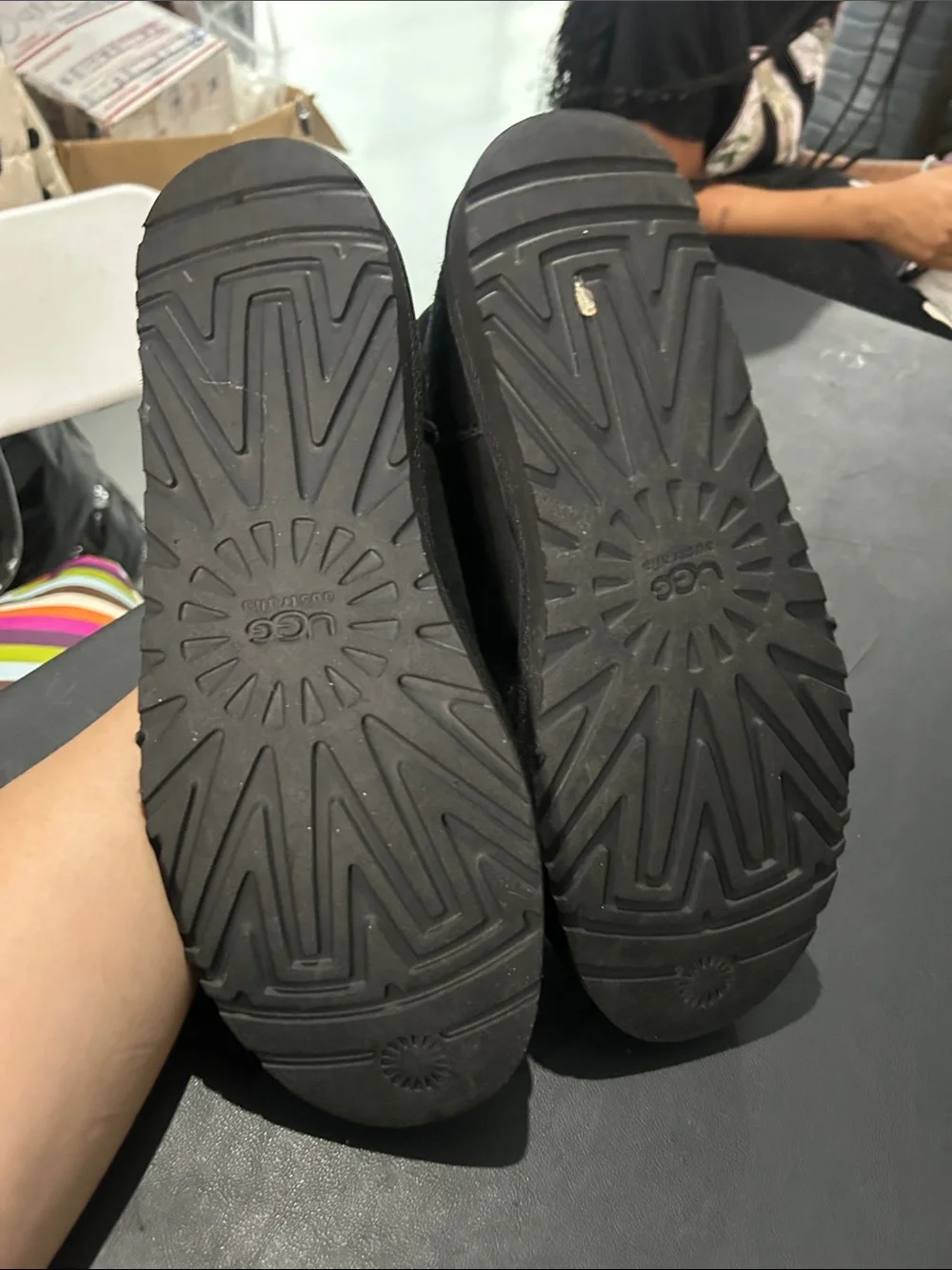 UGG plush shearling
